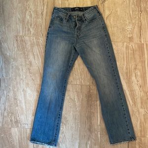 Hollister High Rise Vintage Straight Jeans